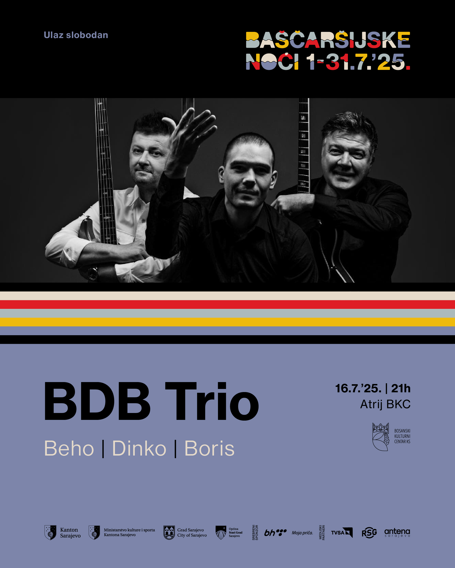 BDB TRIO 16. juli, BKC Atrij