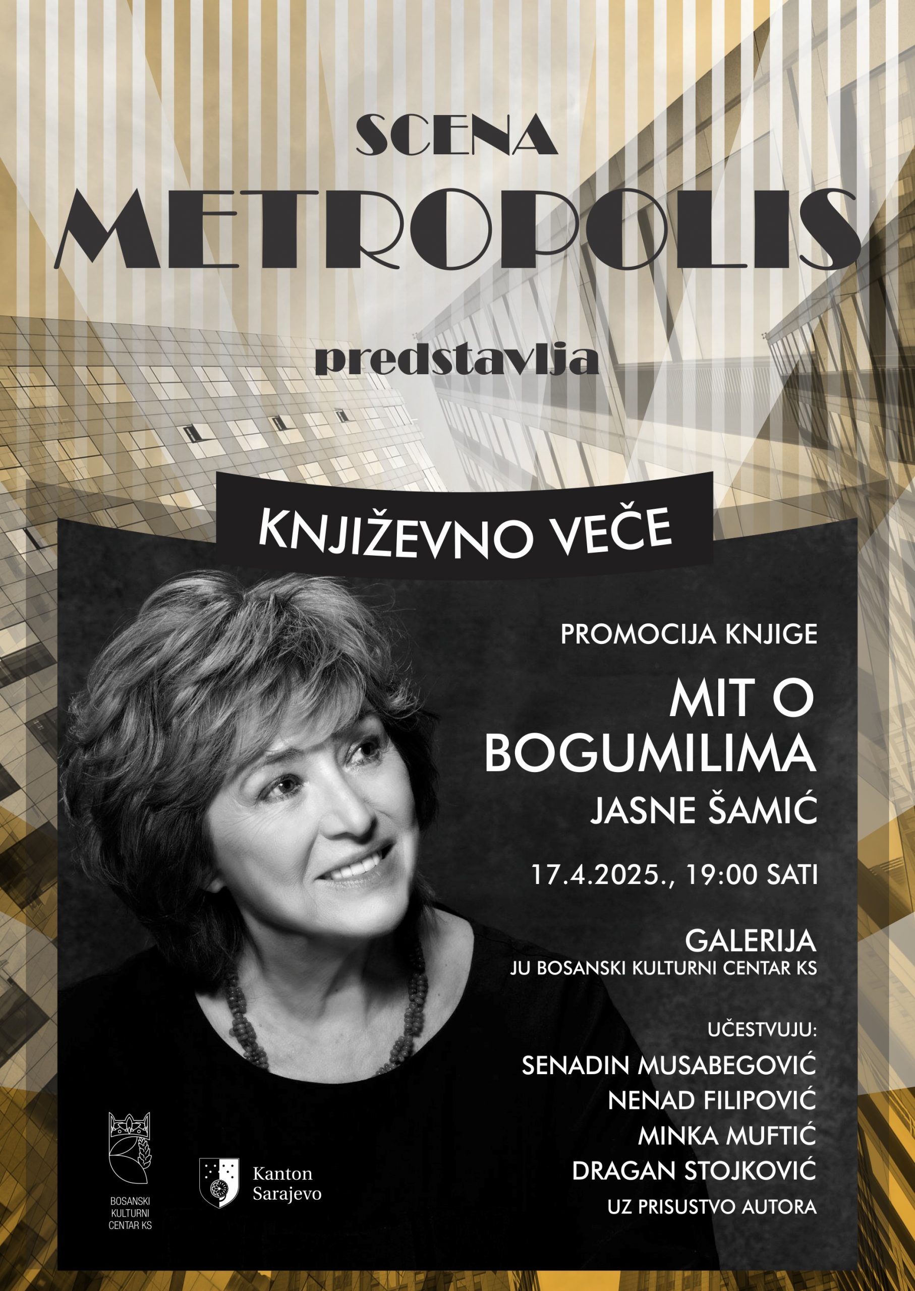 PROMOCIJA KNJIGE JASNE ŠAMIĆ „MIT O BOGUMILIMA” 17. 04. 19 sati