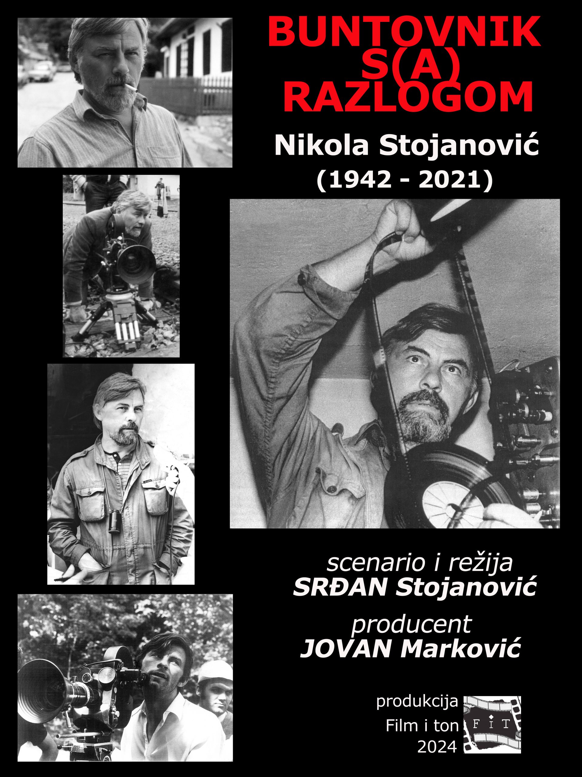 “NOVEMBAR FILM FEST” – “ BUNTOVNIK SA RAZLOGOM: NIKOLA STOJANOVIĆ (1942 – 2021)” – “REBEL WITH A CAUSE: NIKOLA STOJANOVIĆ (1942 – 2021)”